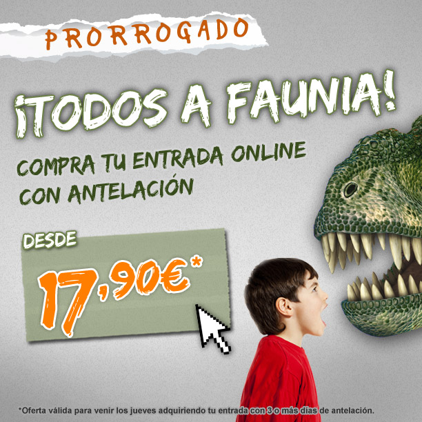 ¡Los dinosaurios se quedan en Faunia!